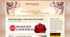 Desktop Screenshot of kaospoloscewek.com