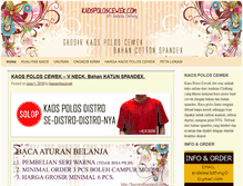 Tablet Screenshot of kaospoloscewek.com